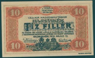 Hajmáskér/hadifogolytábor 1916. 10f T:I