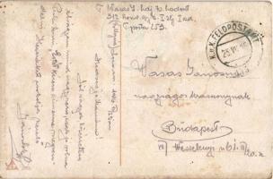 1916 Gut und Blut für unsern Kaiser, Gut und Blut fürs Vaterland! L&amp;P 2065. / Első világhábo...