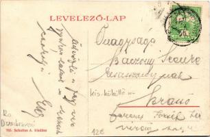 Erzsébetváros, Dumbraveni; Városi tanácsház, városháza, Szabó István, Löw Minna üzlete. Scholtes A. ...