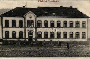 Naszód, Nasaud; M. kir. állami elemi iskola. Selmeczki Imre kiadása / elementary school (EK)