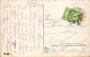 1915 Kotor, Kottori, Kotoriba; római katolikus templom, Kotor-Alsódomború vasútállomás, Takarékpénzt...