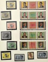 Kennedy szép és tartalmas motívum gyűjtemény ritkán látható tengerentúli kiadásokkal, kb 40 albumlap...