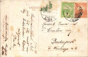 1917 Szinérváralja, Seini; Piactér, Weisz Jenő, Markovits Lázár üzlete, templom. W.L. Bp. 6028. / ma...