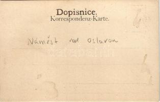 Namest nad Oslavou, Masarykovo némestie, Zálozny spolek, Schliksbier / festival on the street, savin...