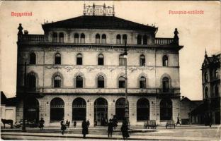 1910 Nagyvárad, Oradea; Pannonia szálloda és étterem / hotel and restaurant (fa)