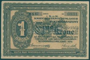 Boldogasszony/hadifogolytábor 1916. 1K "MS" (Museum Serie) jelzéssel T:I