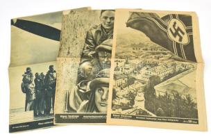 cca 1940 3 db Képes Vasárnap magazin, háborús hírekkel
