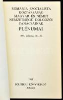 Románia Szocialista Köztársaság magyar és német nemzetiségű dolgozói tanácsainak plénumai. 1983. már...