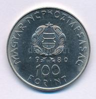 1980. 100Ft Ni "Szovjet-magyar közös űrrepülés" T:AU Adamo EM61