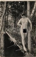 Künstler Akt-Studie / Meztelen erotikus hölgy / Erotic nude lady (non PC)