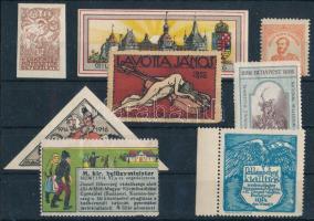 1896-1916 8 db klf régi magyar levélzáró