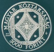 2002. 3000Ft Ag "Széchenyi Könyvtár" T:PP Csak 3000db! Tanúsítvánnyal!