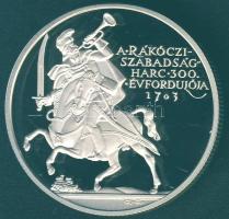 2003. 5000Ft Ag "Rákóczi szabadságharc évfordulója" T:PP Csak 3000db! Tanúsítvánnyal!