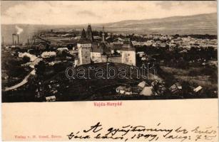 1899 (Vorläufer) Vajdahunyad, Hunedoara; vár, látkép. H. Graef kiadása / castle, general view (vágott / cut)