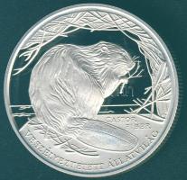 2000. 3000Ft Ag "Veszélyeztetett állatvilág-hód" T:PP Csak 7000db!