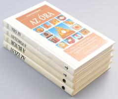 Műkincshatározó sorozat 4 kötete: Az ezüst, A bútor, A porcelán, Az óra. Kartonált papírkötés, jó állapotban.