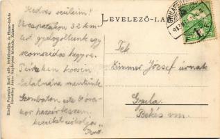 1913 Zalatna, Zlatna; Állami ipari szakiskola. Popeszku Bazil kiadása, Remethey János fényképész fel...