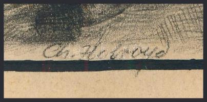 Holroyd, Charles (1861-1917): Vadregényes táj. Vegyes technika, papír, jelezve, jobbra lent, lap szé...