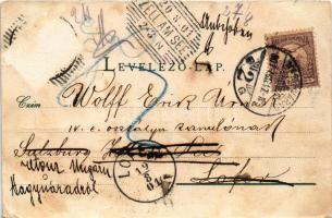 1901 Nagyvárad, Oradea; sport pavillon, M. kir. Honvéd hadapródiskola. Pauker Dávid kiadása / sport ...