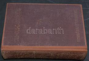 Ki - kicsoda? Kortársak lexikona. Bp. (1937.) Béta Aranyozott kiadói  egészvászon-kötésben (aranyozá...