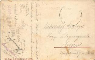 Hadad, Hodod; Fő utcai részlet, templom, lakóházak. Fogyasztási Szövetkezet kiadása / main street, c...