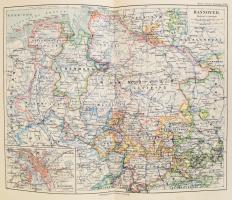 1892 Meyers Kleiner Hand-Atlas. Mit Benutzung des Kartenmaterials aus Meyers Konversations-Lexikon z...
