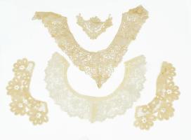 Csipke gallérok 5 db