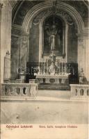 Lekér, Hronovce, Cajakovo; Római katolikus templom, főoltár, belső / Catholic church, main altar, interior (fl)