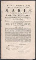 1777 Hollósy György (?-1796) esztergomi kanonok, nyitrai főesperes latin nyelvű körlevele, benne az egyházközség elhunyt tagjainak listájával. [Nagyszombat], 1777, Typis Tyrnaviensibus, 2 sztl. lev. Kissé sérült, foltos.