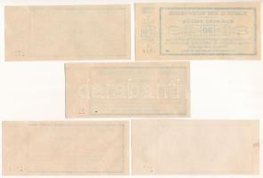 Székesfehérvár ~1920. "Világítási és Vízmű Részvénytársaság" 20f + 30f + 50f + 1K + 5K T:U...