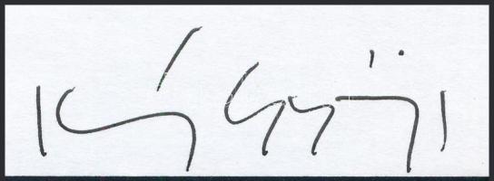 Kemény György (1936-): Vakvágány. Print, papír, jelzett a printen. Kissé hullámos. 42x29,5 cm