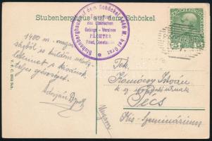 Adorján Dezső (1877-1932) újságíró által írt képeslap