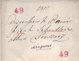 1817 Buda, Koválik János (1770-1821) tribunici választott püspök, esztergomi érseki helynök által ki...