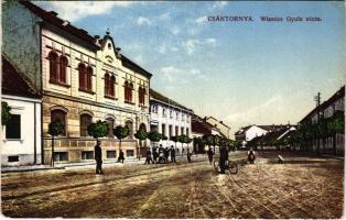 1918 Csáktornya, Cakovec; Wlassics Gyula utca, takarékpénztár / street, savings bank (r)