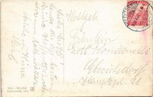 1918 Csáktornya, Cakovec; Wlassics Gyula utca, takarékpénztár / street, savings bank (r)