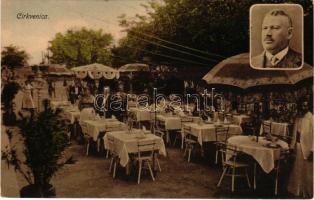 1914 Crikvenica, Cirkvenica; Hotel Pension Restaurant et Cafe Crnkovic, Seebad / szálloda, étterem, ...