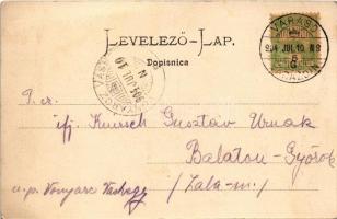 1904 Varasd, Warasdin, Varazdin; ces. i kr. pov. gradj. ceta / K.u.k. prov. Bürgergarde / császári é...