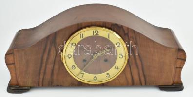 Asztali óra. Felesütős, ingajáratos, működik, 50x22 cm