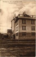 1915 Nagyvárad, Oradea; Országos m. kir. csendőrségi iskola, tantermek épülete. Benkő Artur kiadása / gendarmerie school, classrooms' building + "K.u.K. Reservespital in Nagy-Várad" (EK)