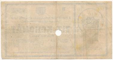 Győr 1919. 10K "Pesti Magyar Kereskedelmi Bank, győri fiók" lyukasztással érvénytelenítve,...