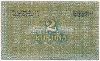 1920 k. Budapest 2K "Légrády-üzem", "4242" sorszámmal T:F szép papír / Hungary / Budapest ~1920. 2 Korona "Légrády Factory", with "4242" serial number C:F fine paper Adamo BUC151.2