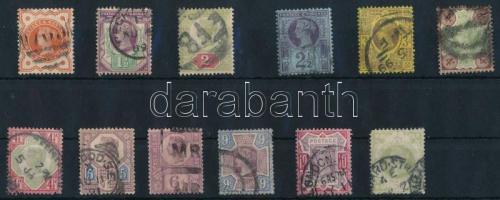 1887 12 klf bélyeg Mi 86-97 (Mi EUR 200.-)