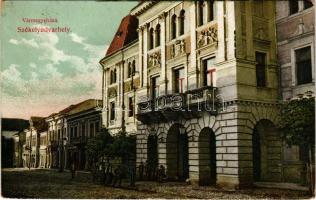 1910 Székelyudvarhely, Odorheiu Secuiesc; Vármegyeháza. Sterba Ödön kiadása / county hall (EB)