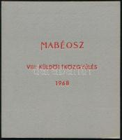 1968 Bélyegnap ajándék blokk az eredeti tokban. Nagyon ritka! / Mi block 66 present of the post, in ...