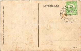 1914 Piski, Simeria; Magyar királyi állami iskola. Marksz Gy. Viktor kiadása / elementary school + &...