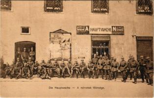 1916 Brassó, Kronstadt, Brasov; Die Befreiung Kronstadts, Die Hauptwache / Brassó felszabadítása, a németek főőrsége / entry of the German troops, main guard station