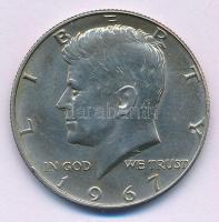 Amerikai Egyesült Államok 1967. 1/2$ Ag "Kennedy" T:AU,XF USA 1967. 1/2 Dollar Ag "Kennedy" C:AU,XF Krause KM#202a