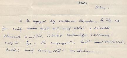 1936 Szent-Györgyi Albert (1893-1986) Nobel-díjas orvos, biokémikus gépelt levele, a végén autográf ...