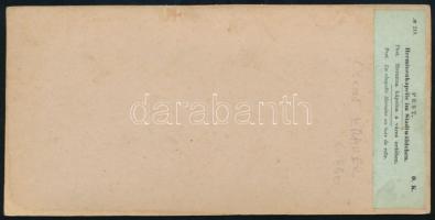 cca 1860 Budapest (Pest), Zugló, Hermina-kápolna, sztereófotó, 8,5×17 cm