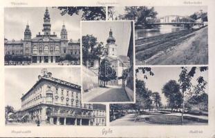 Győr a Radó térrel, a Káptalandombbal és a Royal Szállóval